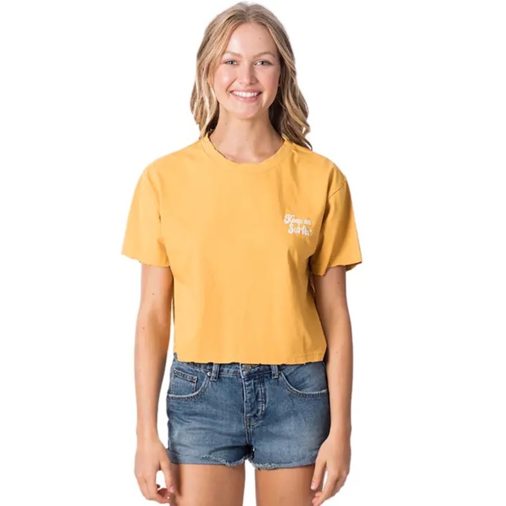 🌴🌼RIP CURL- KEEP ON SURFIN CROP TOP🌼🌴 - Picture 3 of 13